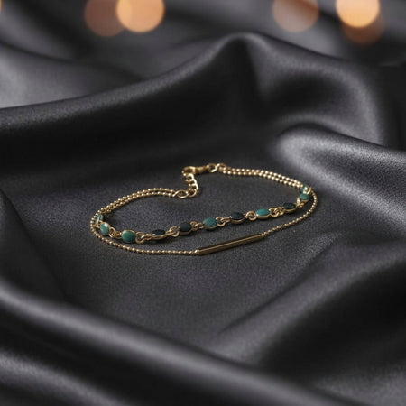 Elegance Golden Link Bracelet