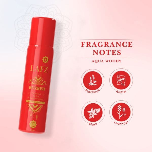 Lafz Ruzbeh Body Spray For Men