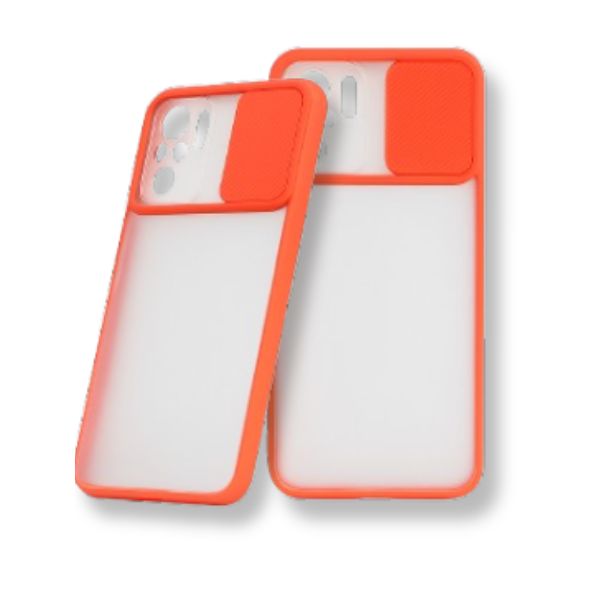 Redmi Note 10 Premium Shockproof Back Cover with Sliding Camera Protector