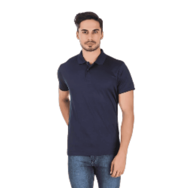 Men’s Classic Navy Blue Polo T-Shirt - Lotto