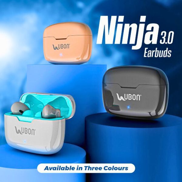 UBON J4 Ninja Truly Wireless Earbuds – 30 Hours Playtime