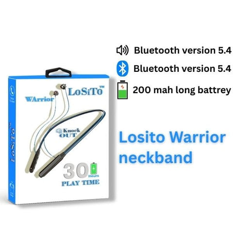 Warrior-Losito Neckband and with best battery life