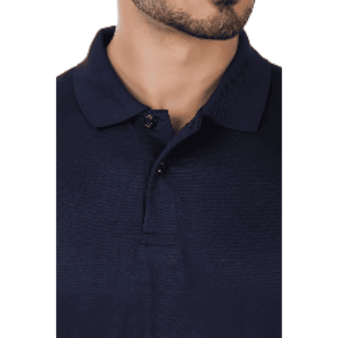 Men’s Classic Navy Blue Polo T-Shirt - Lotto