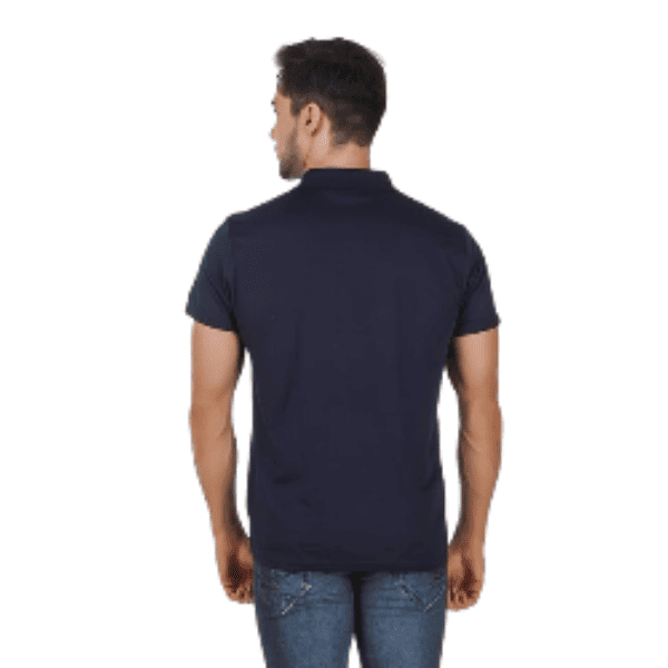 Men’s Classic Navy Blue Polo T-Shirt - Lotto