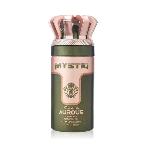 Mystiq Oud Al Aurous Body Perfume Spray for Men