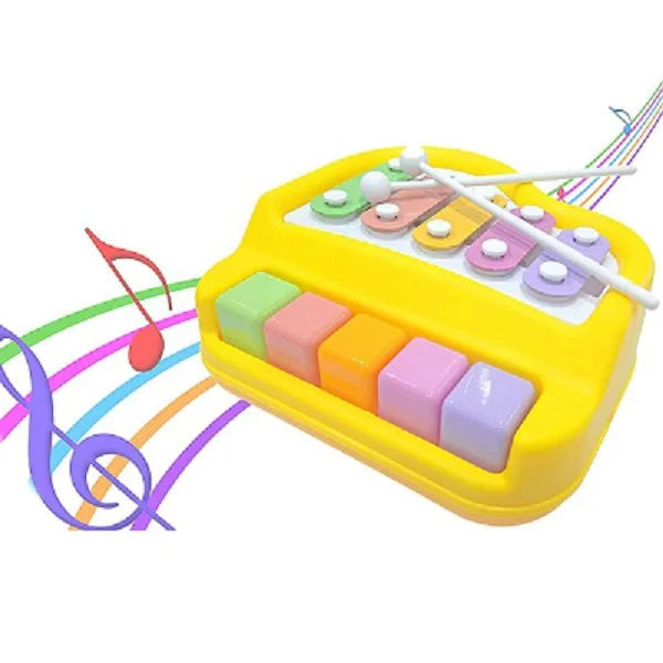 2 in 1 Baby Musical Xylophone piano,Multi Designs Musical & Learning, Game Toys For Kids