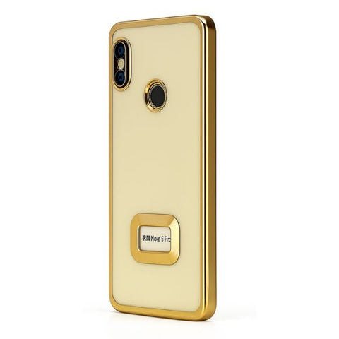 Redmi Note 5 Pro Back Cover – Luxury Gold Plated Shockproof Case