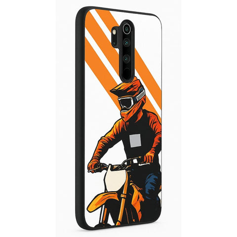Redmi Note 8 Pro Designer Back Cover – Biker Edition