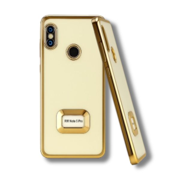 Redmi Note 5 Pro Back Cover – Luxury Gold Plated Shockproof Case