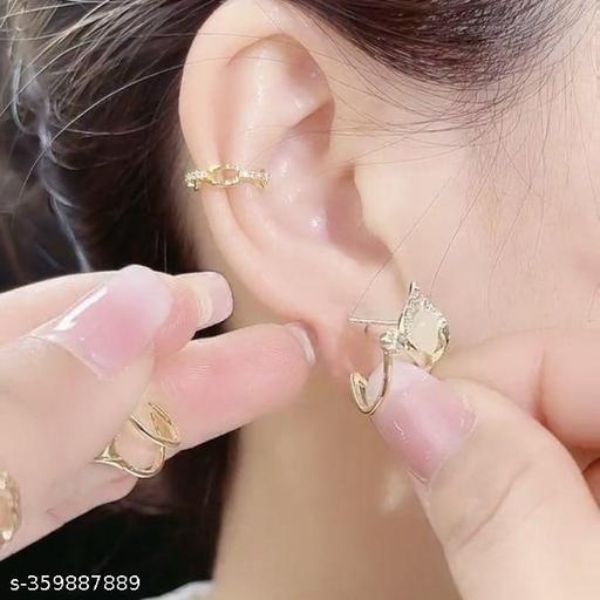 Korean Stud Earring nice & preety with pearl for Women & Girls