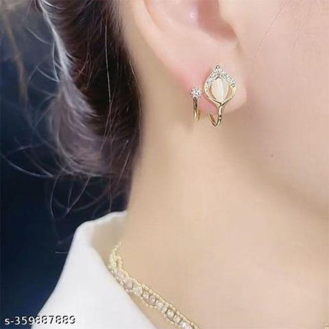 Korean Stud Earring nice & preety with pearl for Women & Girls