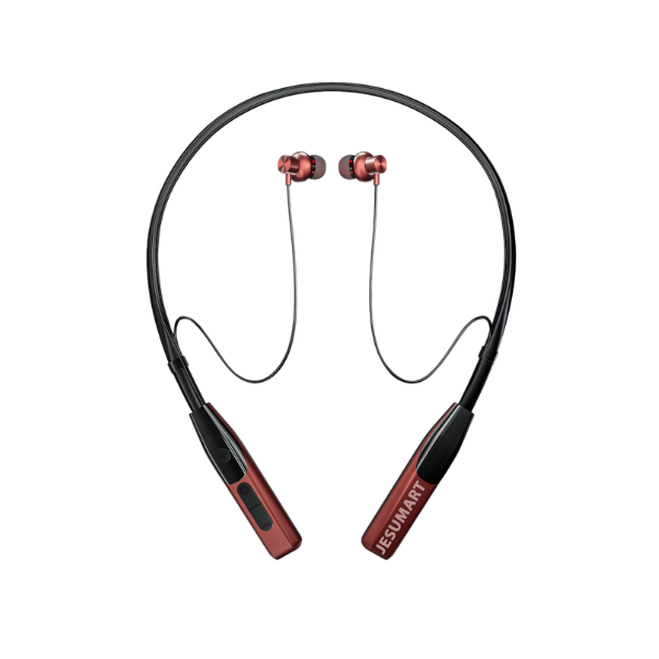 Gratitude Wireless Neckband Experience Freedom in Every Beat ( Red )