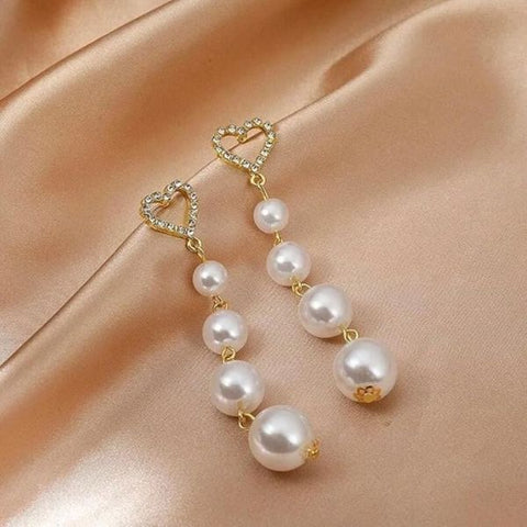 Fashion Stylish Statement Pearl Drop Earrings