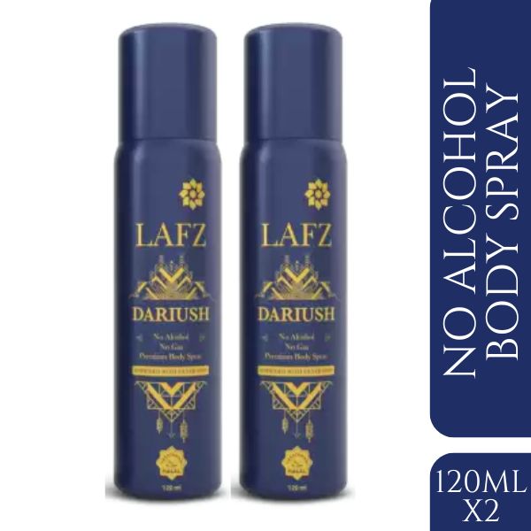 Lafz Dariush No Alcohol No Gas Premium Body Spray men