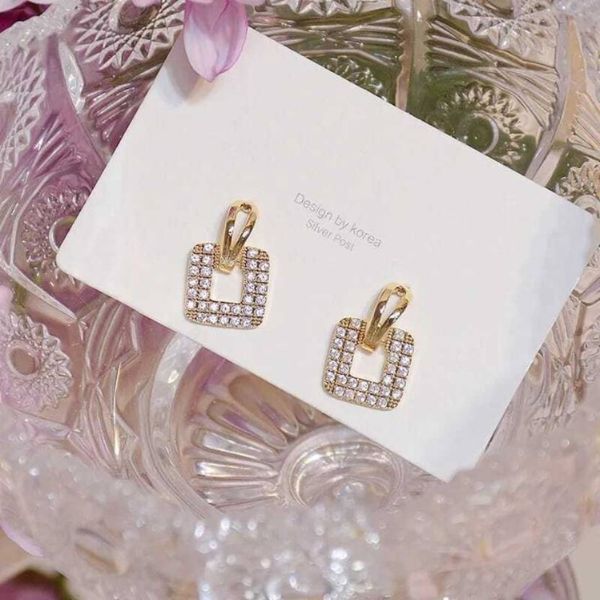 Korean Square Exquisite Stud Earrings