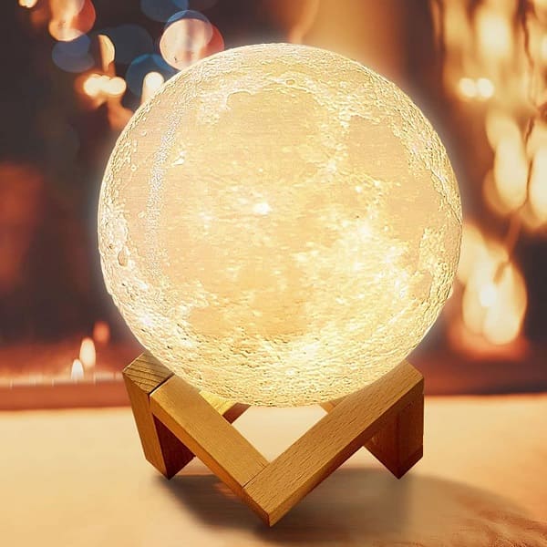 3D Moonlight Lamp With Stand & USB For Wedding Gifts - My Store