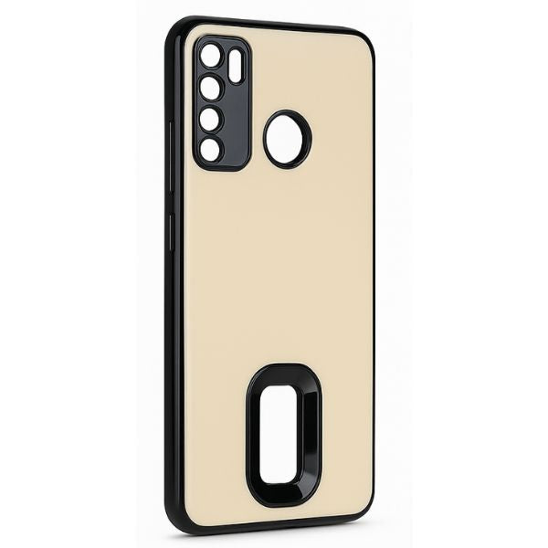 Redmi Note 8 Premium Protective Back Cover with Built-in Ring Holder