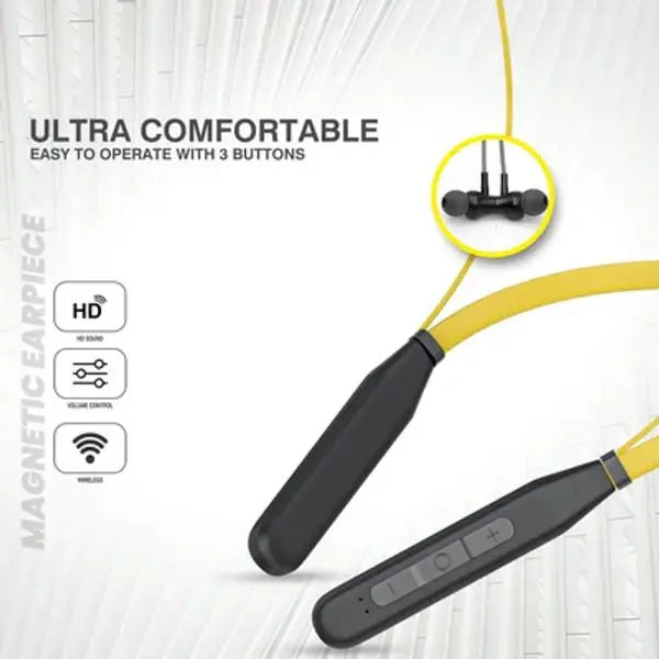 UBON Bass Factory 2.0 BT-5200 Wireless V5.0 Bluetooth Neckband with Mic,