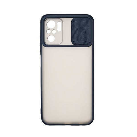 Redmi Note 10 Premium Shockproof Back Cover with Sliding Camera Protector