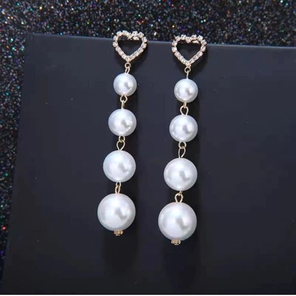 Fashion Stylish Statement Pearl Drop Earrings