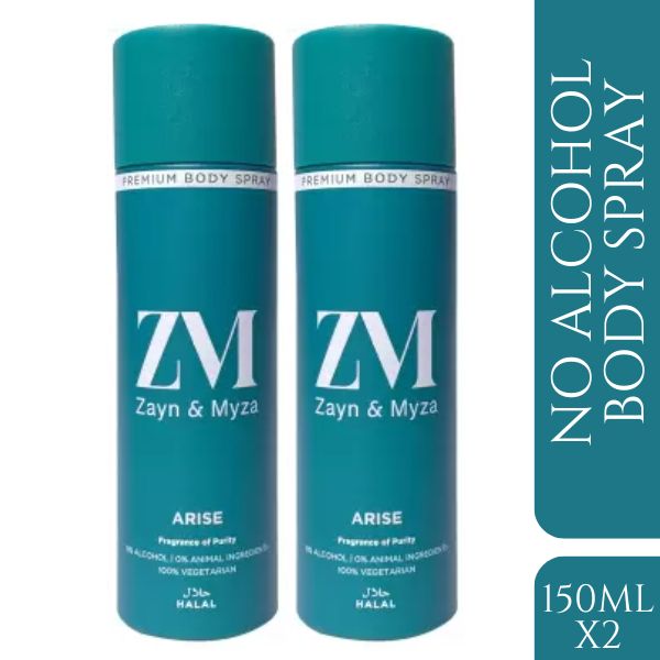 ZM Zayn & Myza Arise No Alcohol Body Spray - For Men & Women