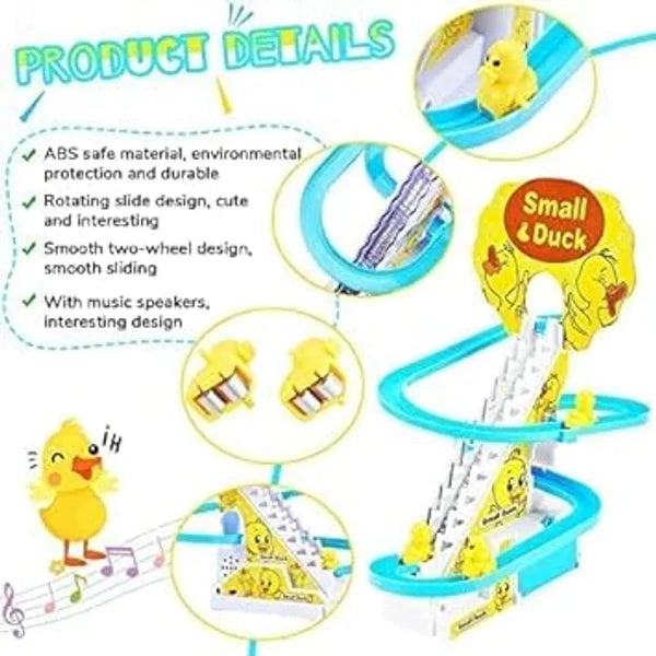 3 Duck Slide Toy Set,Multi Designs Musical & Learning, Game Toys For Kids