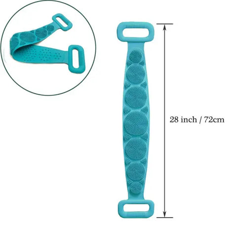 Silicone Body Scrubber Belt For Men Women and kids
