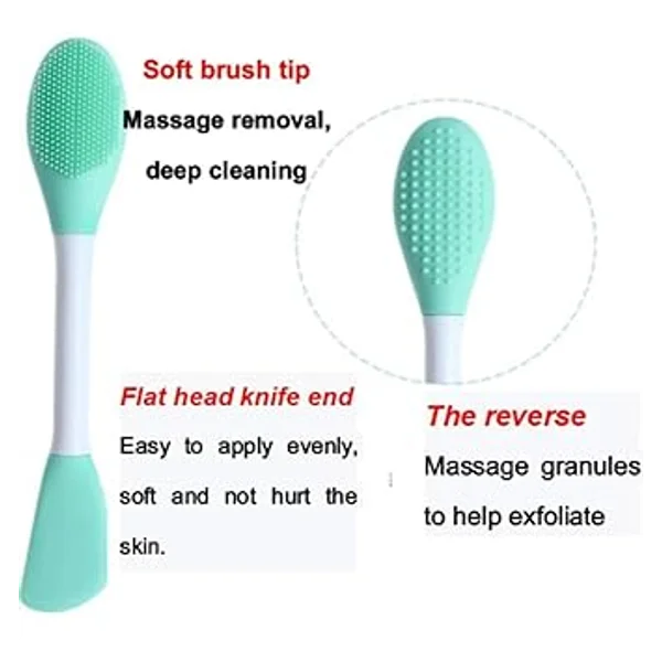 Silicone Face Makeup Brush, Scrubber For Apply Cream, Lotion