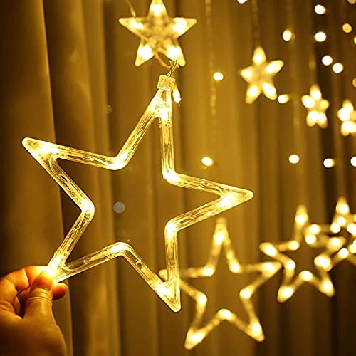 Star Curtain LED Lights For Christmas , Wedding ( 2.5 Meter ) - My Store