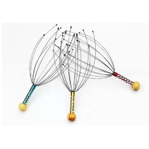 Manual Head Massager For Pain Relief, Hair Growth (Pack Of 3)