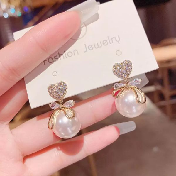 Pear Heart Luxury Earrings for Women & Girls