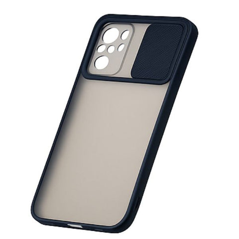 Redmi Note 10 Premium Shockproof Back Cover with Sliding Camera Protector