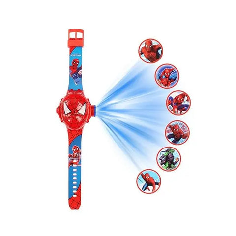 Cartoon Children’s Adjustable Digital Projection Watch 6 Pictures with Electronic Watch