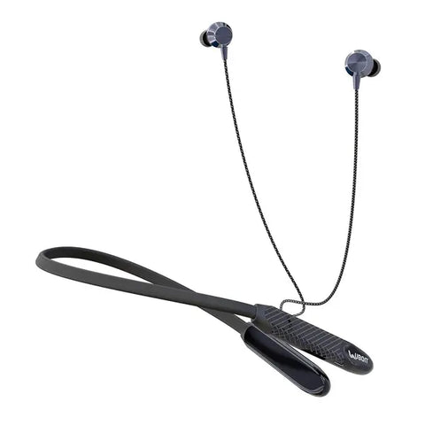 UBON CL-410 in-Ear Wireless Neckband | Playtime 45 Hours,| 450 Hour Standby Time, Quick Charge | Magnetic Earbuds | Tangle Free Brided Cable, Bluetooth Headset with Mic for Phone Calls Music