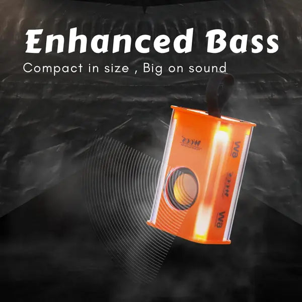 Woos WS-064 Portable Bluetooth Speaker Dynamic Thunder Sound with High Bass