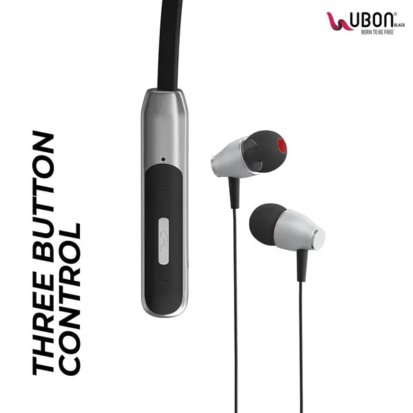 UBON CL-65 in-Ear Bluetooth 5.0 Neckband Earphone with Mic with Magnetic Earbuds