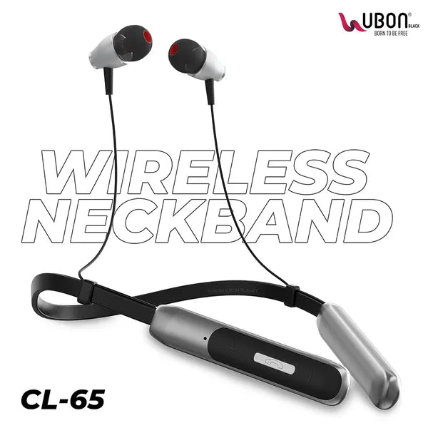 UBON CL-65 in-Ear Bluetooth 5.0 Neckband Earphone with Mic with Magnetic Earbuds