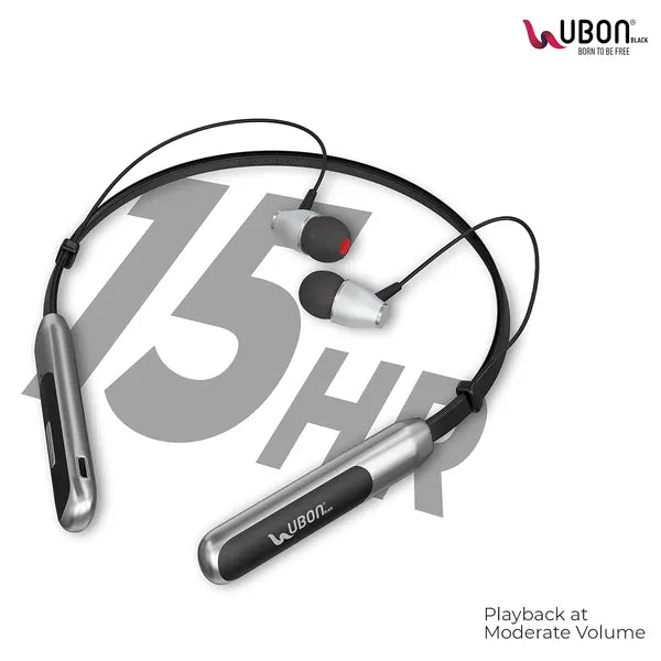 UBON CL-65 in-Ear Bluetooth 5.0 Neckband Earphone with Mic with Magnetic Earbuds