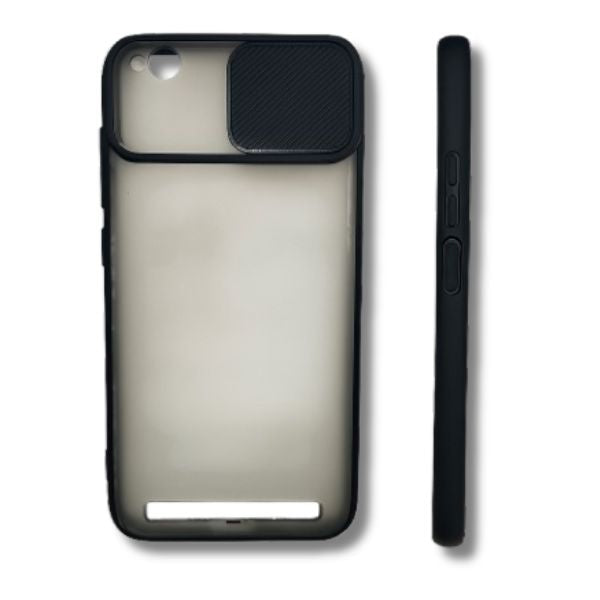 Redmi 5A Transparent Back Cover with Sliding Camera Protection