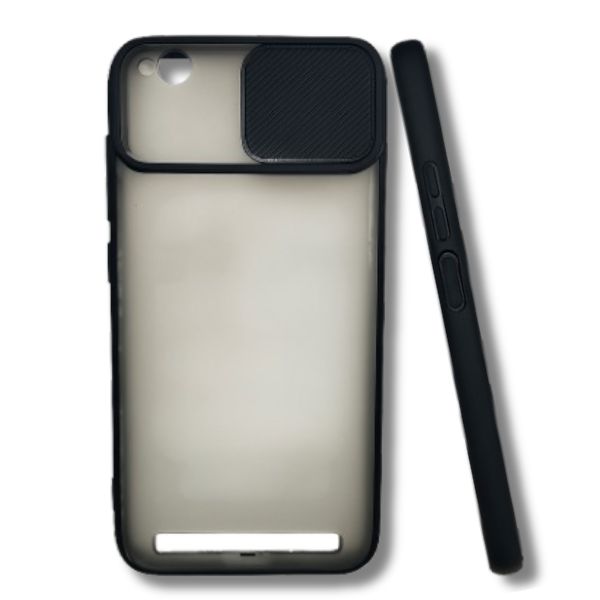 Redmi 5A Transparent Back Cover with Sliding Camera Protection