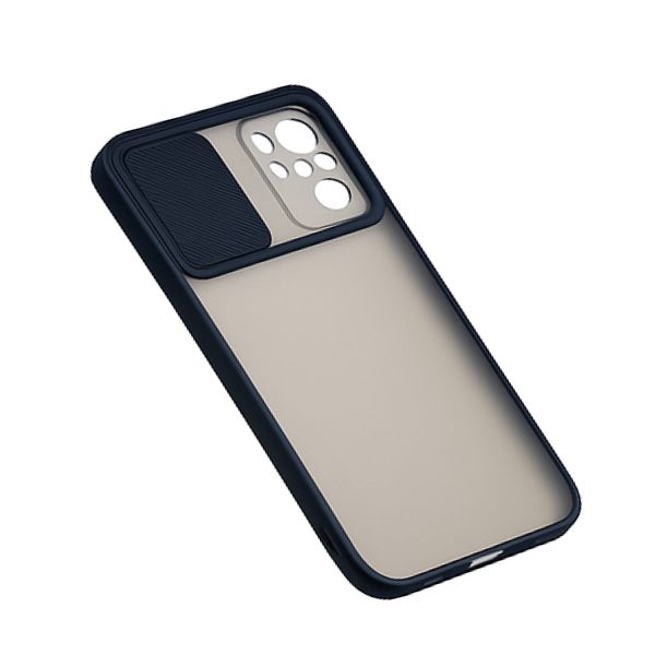 Redmi Note 10 Premium Shockproof Back Cover with Sliding Camera Protector