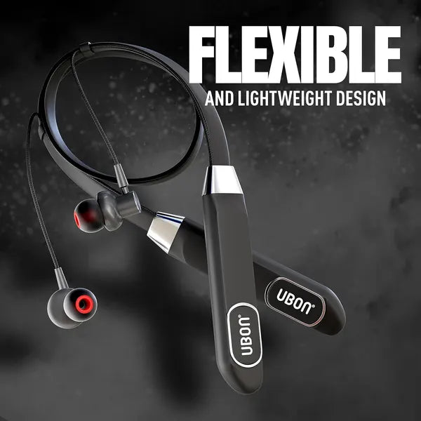 UBON CL-4060 in Ear Wireless Neckband Bluetooth 5.3 Version with Hi-Fi Stereo Sound,