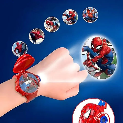 Cartoon Children’s Adjustable Digital Projection Watch 6 Pictures with Electronic Watch