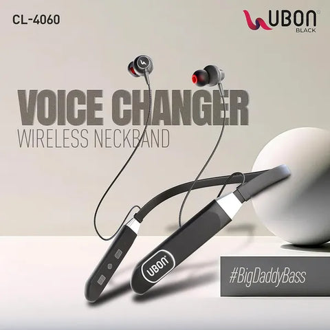 UBON CL-4060 in Ear Wireless Neckband Bluetooth 5.3 Version with Hi-Fi Stereo Sound,