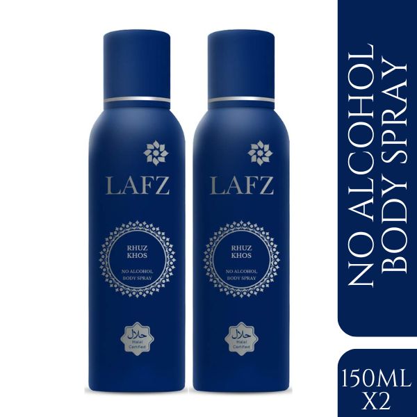 Lafz Rhuz Khos No Alcohol Deodorant Body Spray For Men