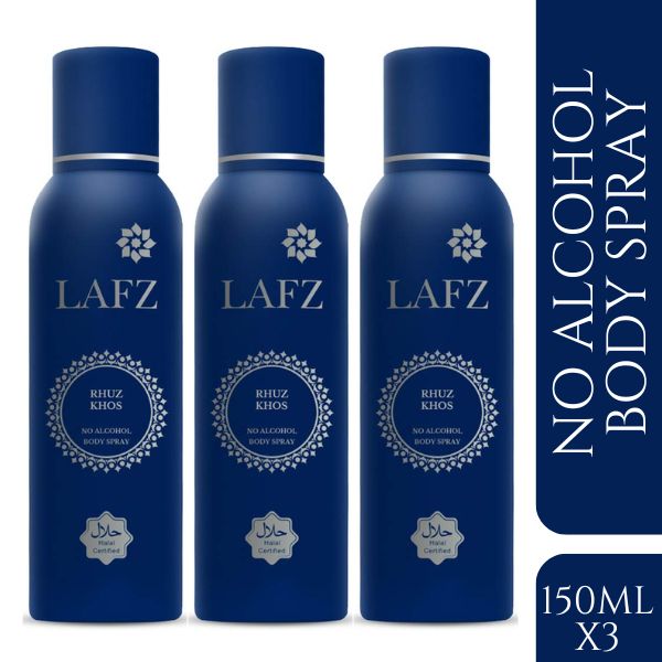 Lafz Rhuz Khos No Alcohol Deodorant Body Spray For Men