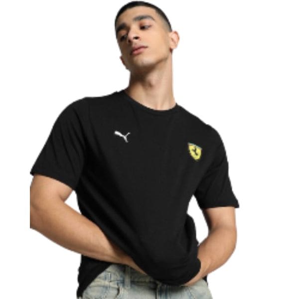 puma|Ferrari Men’s Black T-Shirt – Official Scuderia Ferrari Fanwear