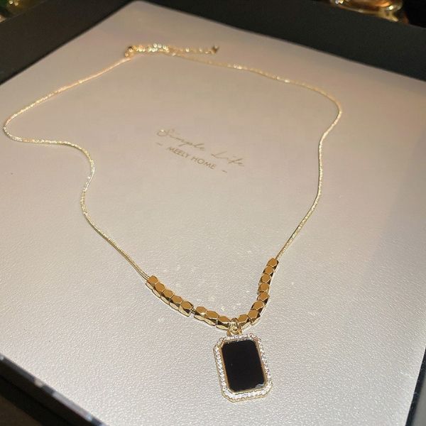 Golden Edge Anti Tarnish Necklace