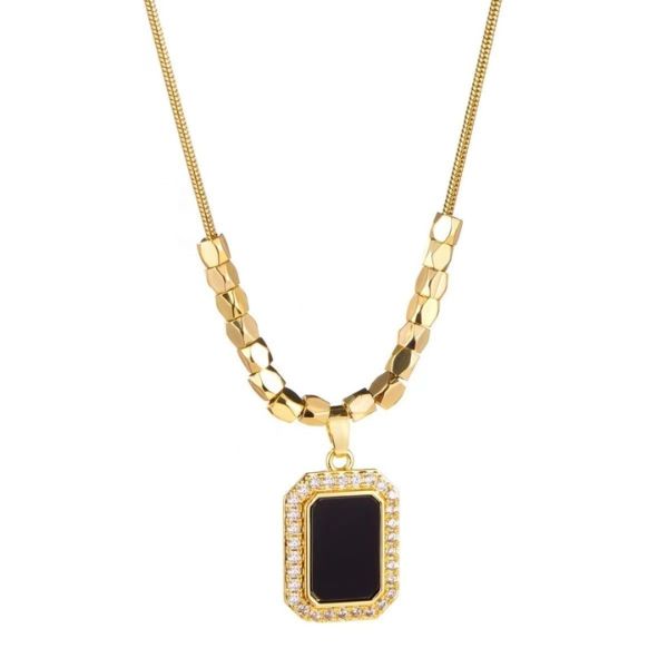 Golden Edge Anti Tarnish Necklace