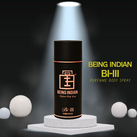 Being Indian Bi-III Deodorant Spray – Long-Lasting